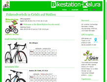 Tablet Screenshot of bikestation-kalura.de
